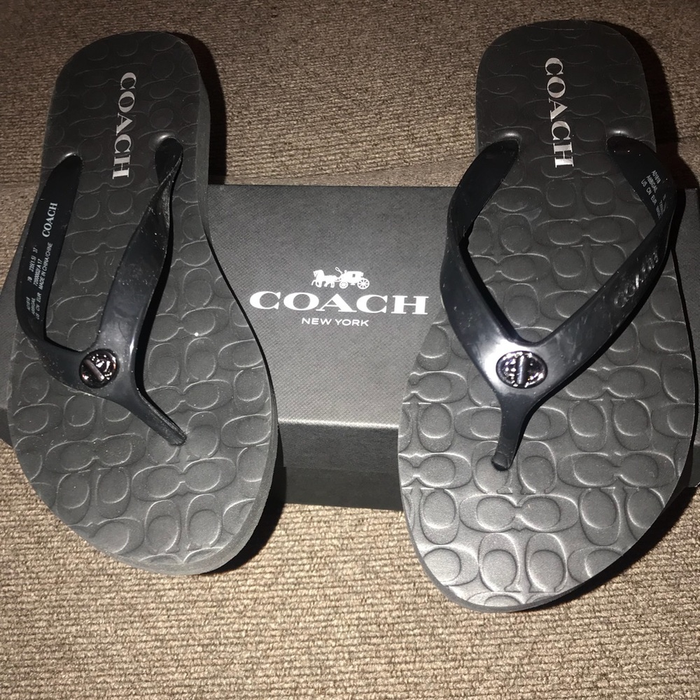 NWB.   Coach Abbigail Flip Flop